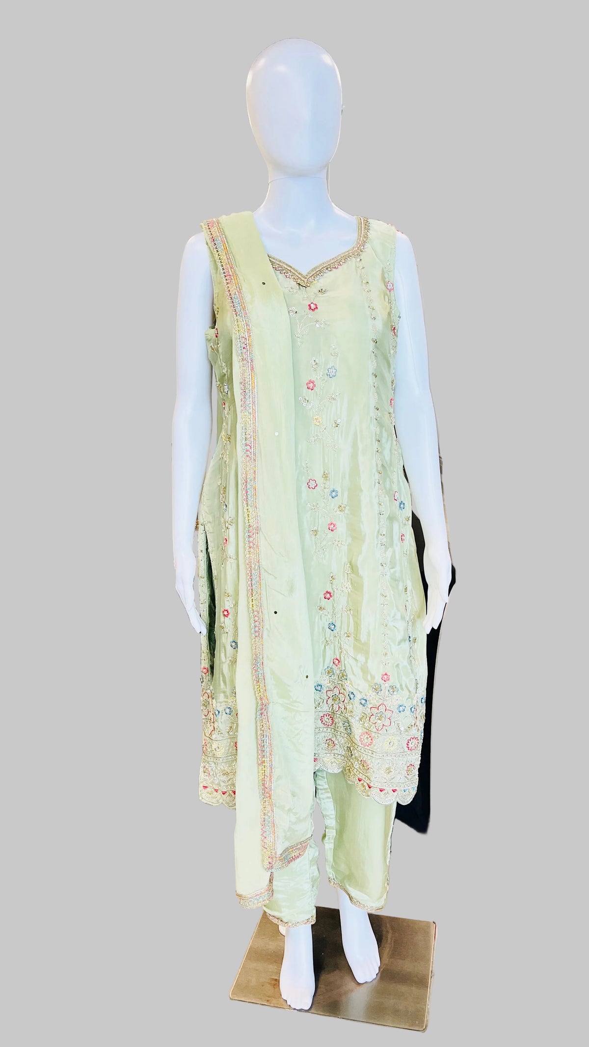Mint Green Pant Set