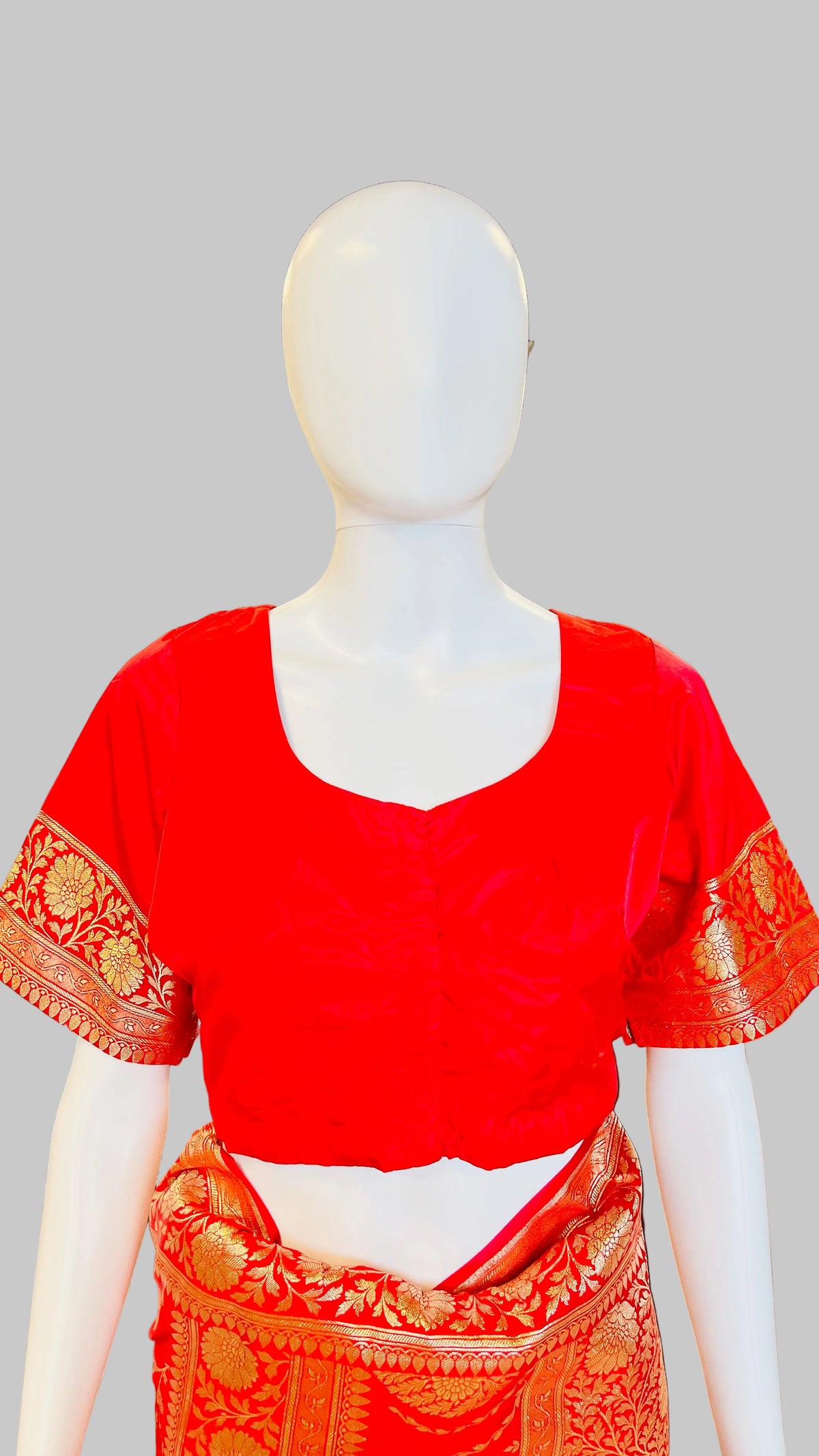 Red Banarasi Silk Saree
