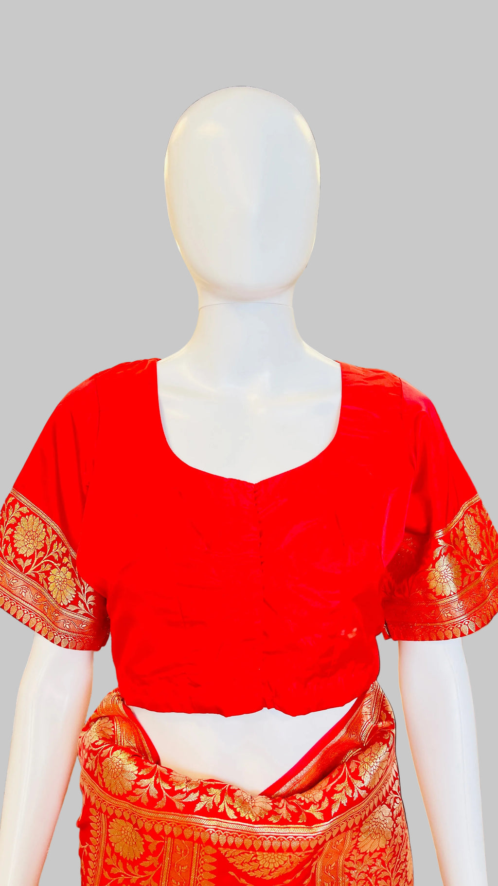 Red Banarasi Silk Saree