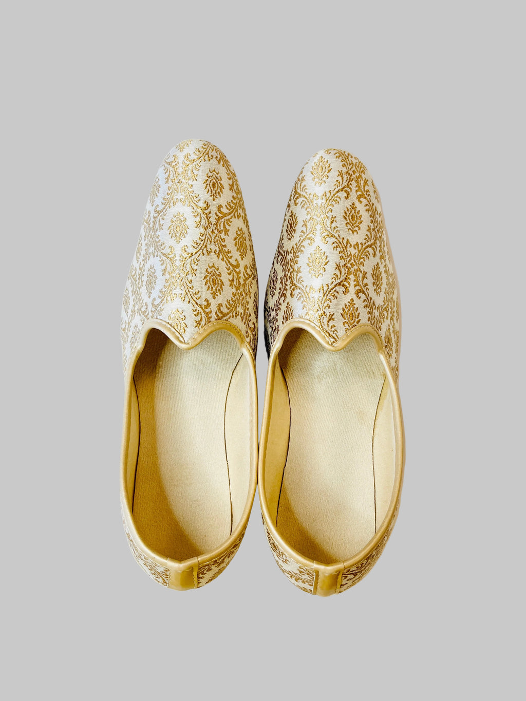 Ivory & Gold Color Shoes