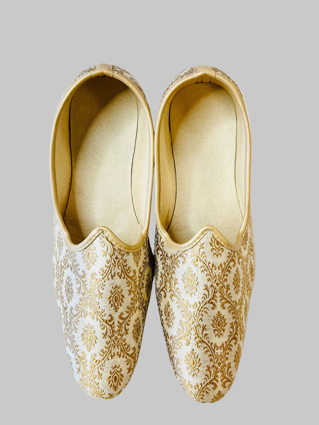 Ivory & Gold Color Shoes