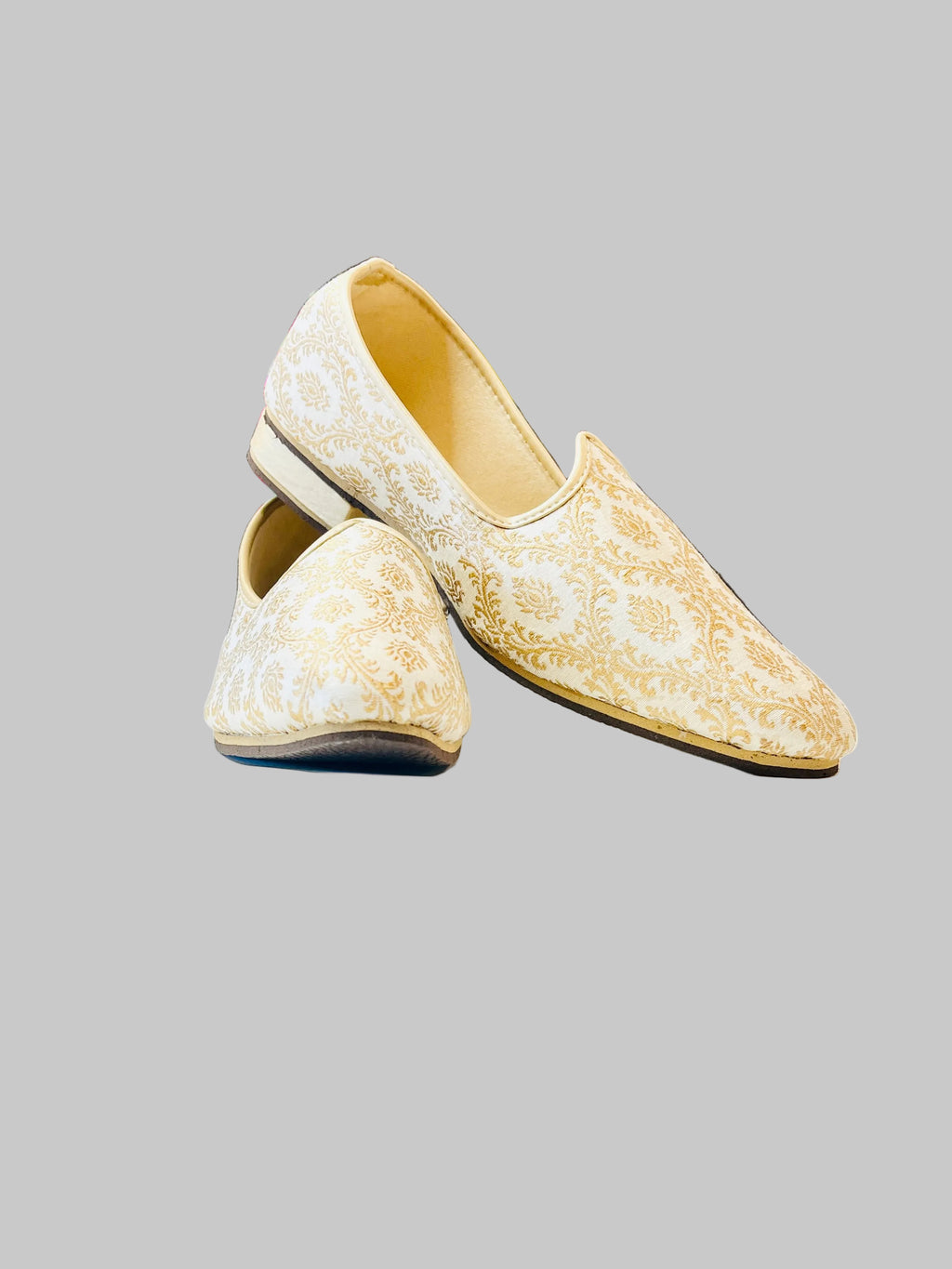Ivory & Gold Color Shoes