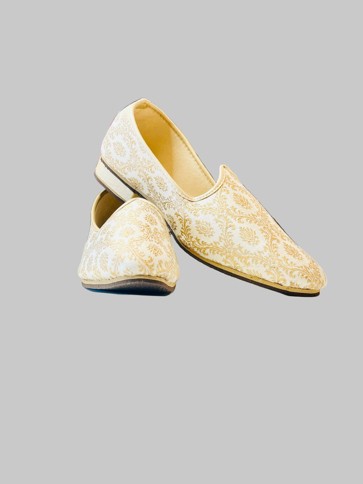 Ivory & Gold Color Shoes