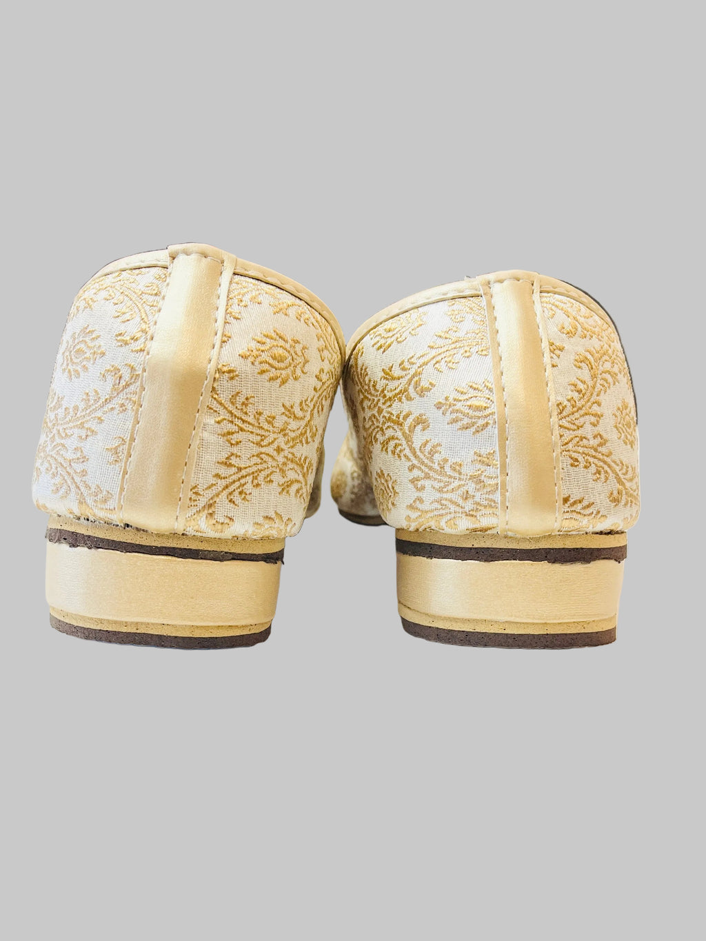Ivory & Gold Color Shoes