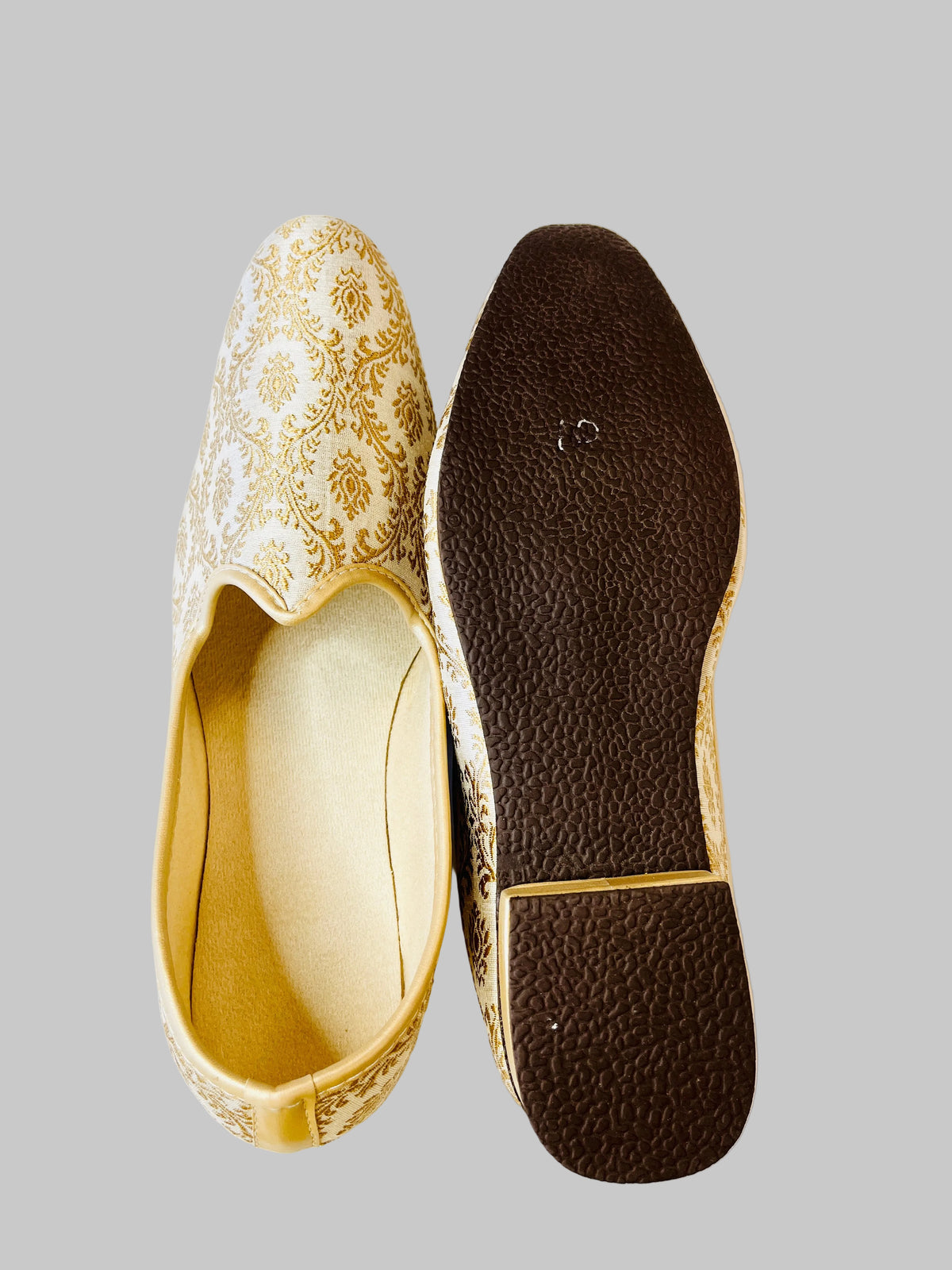 Ivory & Gold Color Shoes