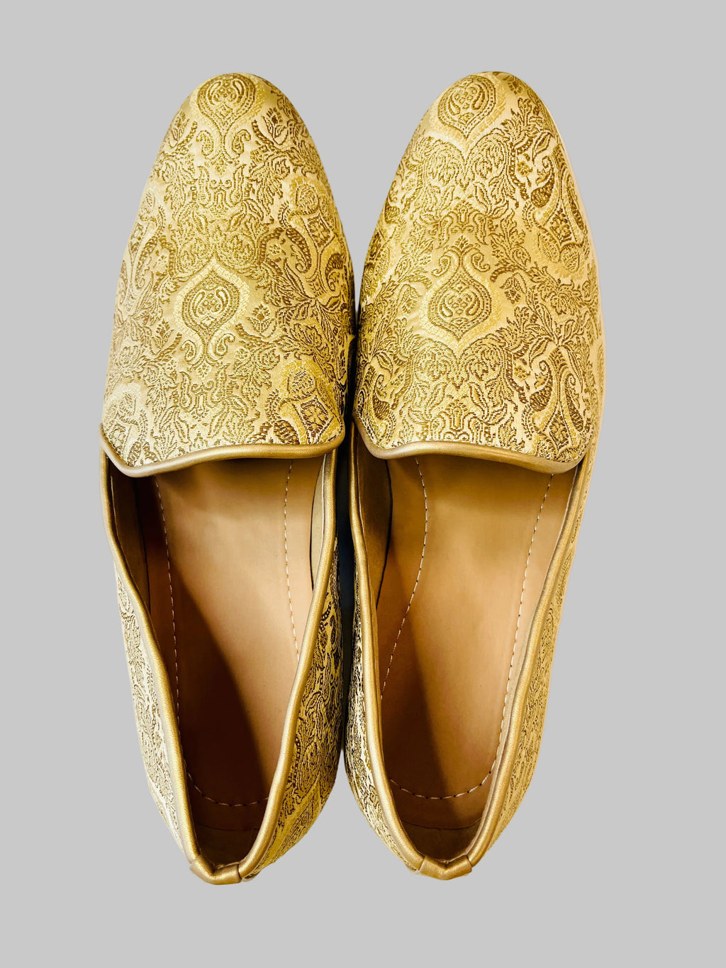 Gold Color Shoe