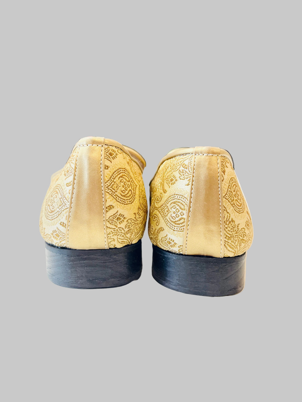 Gold Color Shoe
