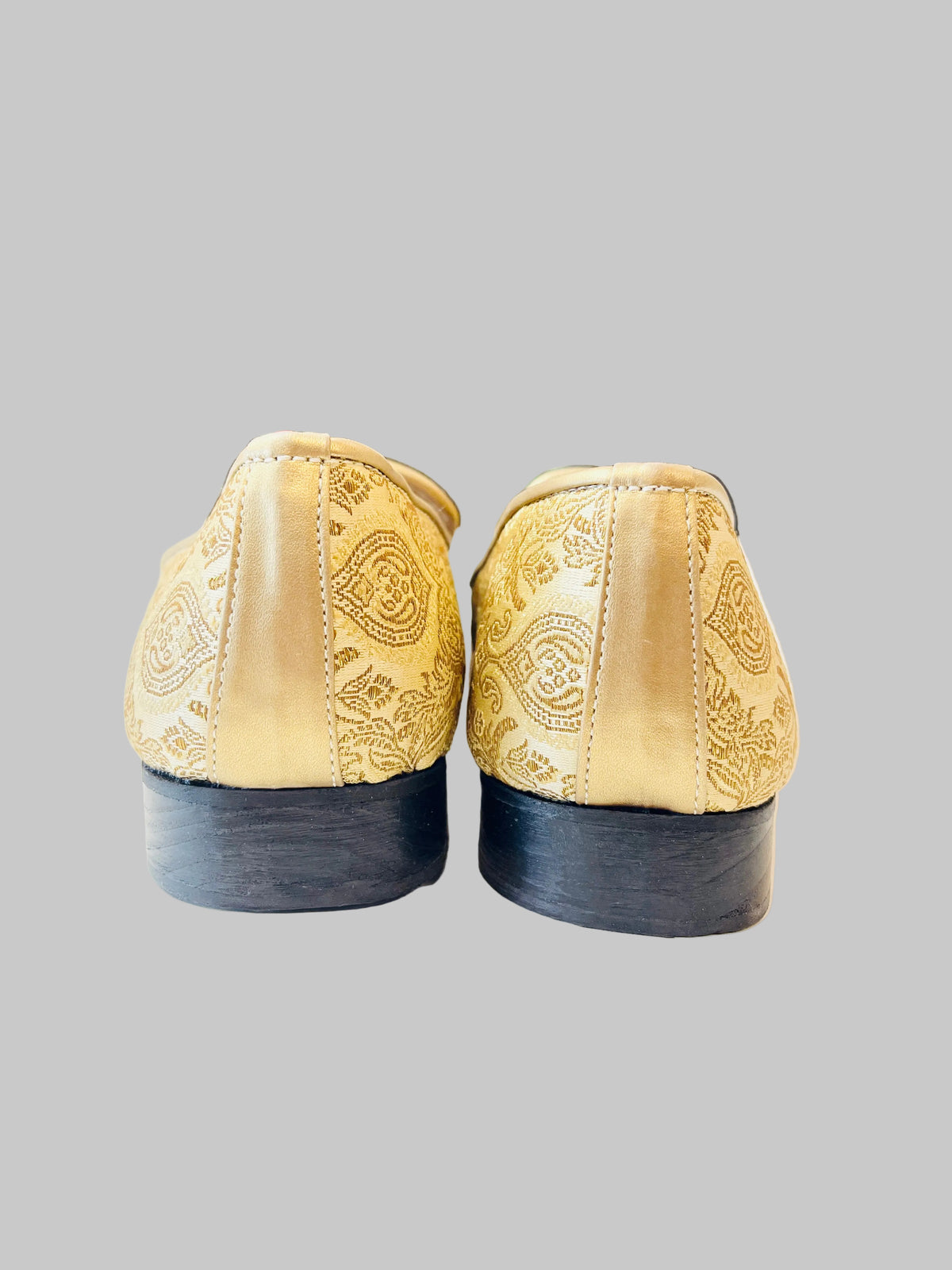 Gold Color Shoe