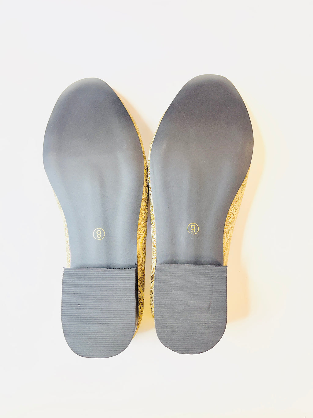 Gold Color Shoe