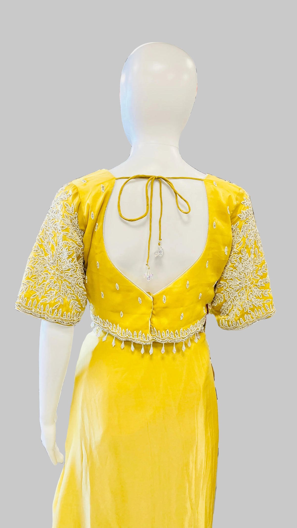 Light Yellow Color Saree