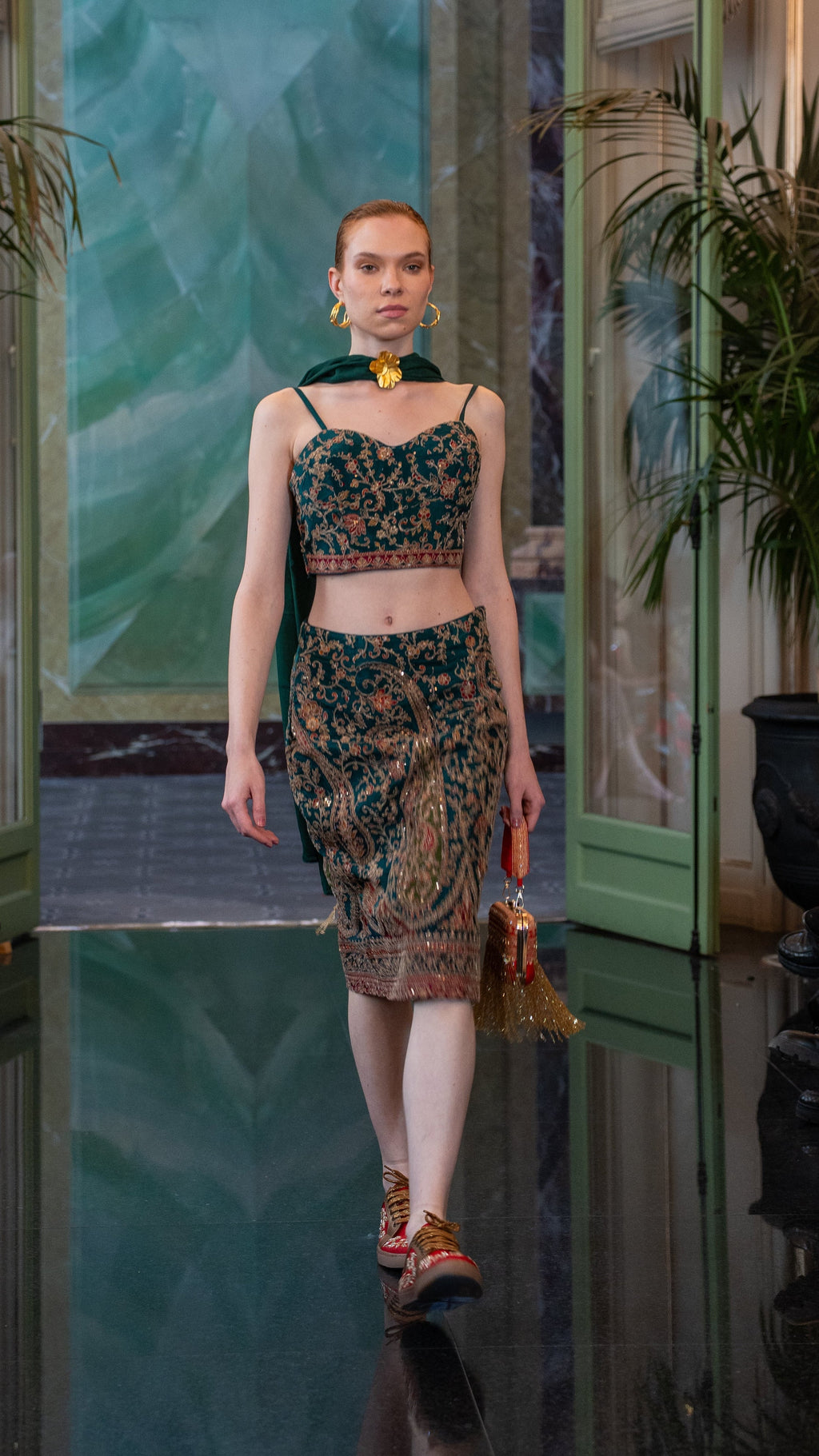 Lisa Midi Skirt set