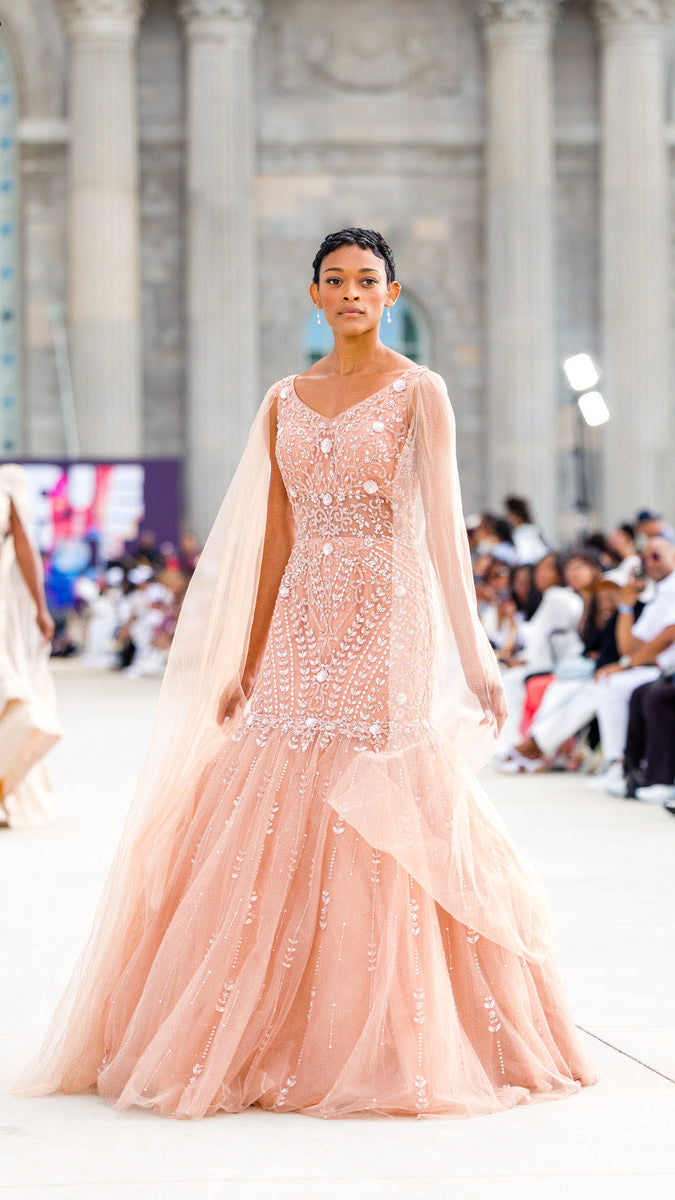 Light Pink Mermaid Gown
