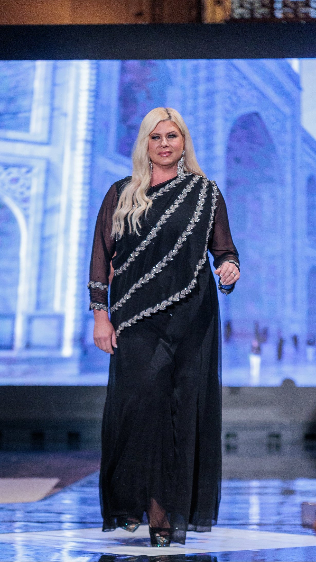Black Anarkali Gown