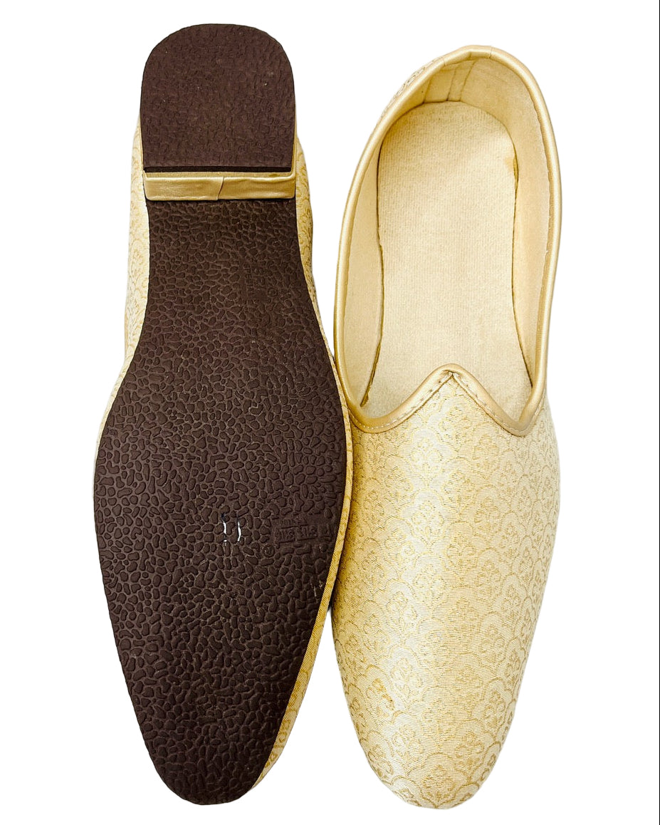 Fancy Gold Embroidered Shoes