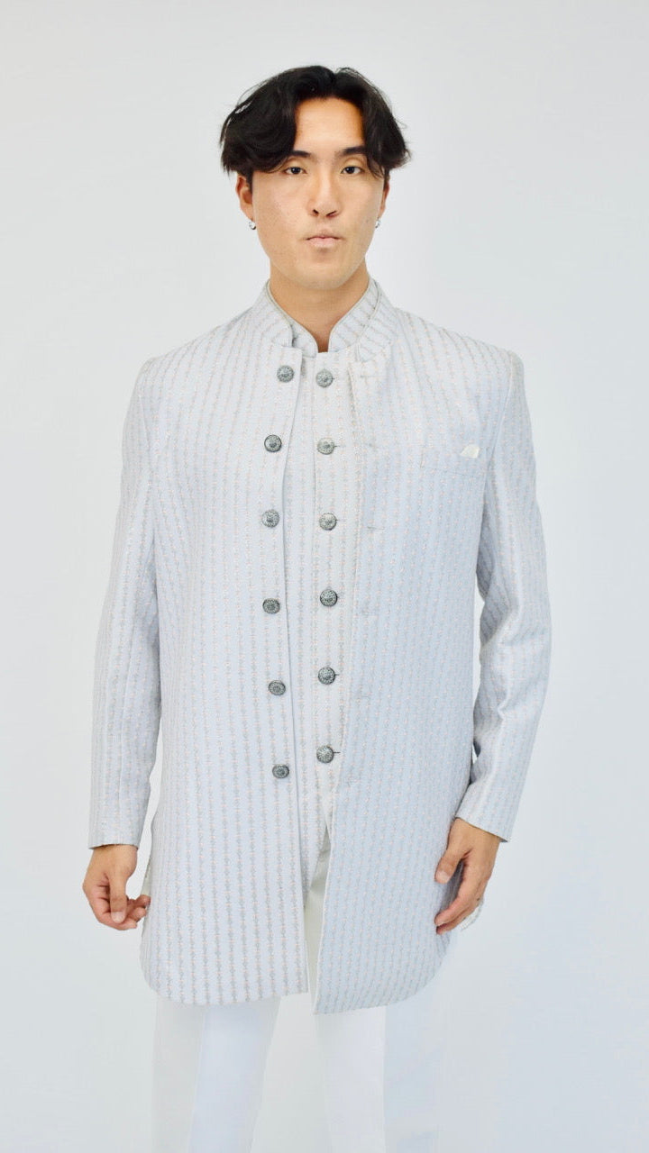 Light Lavender Indo-Western Set