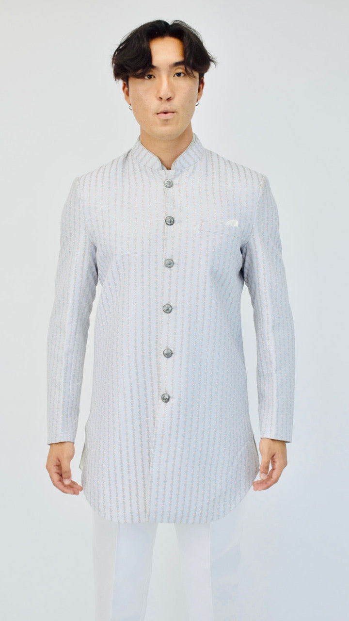 Light Lavender Indo-Western Set