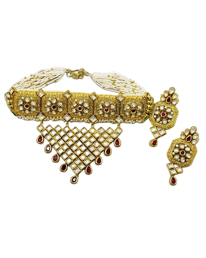 Golden Choker Set