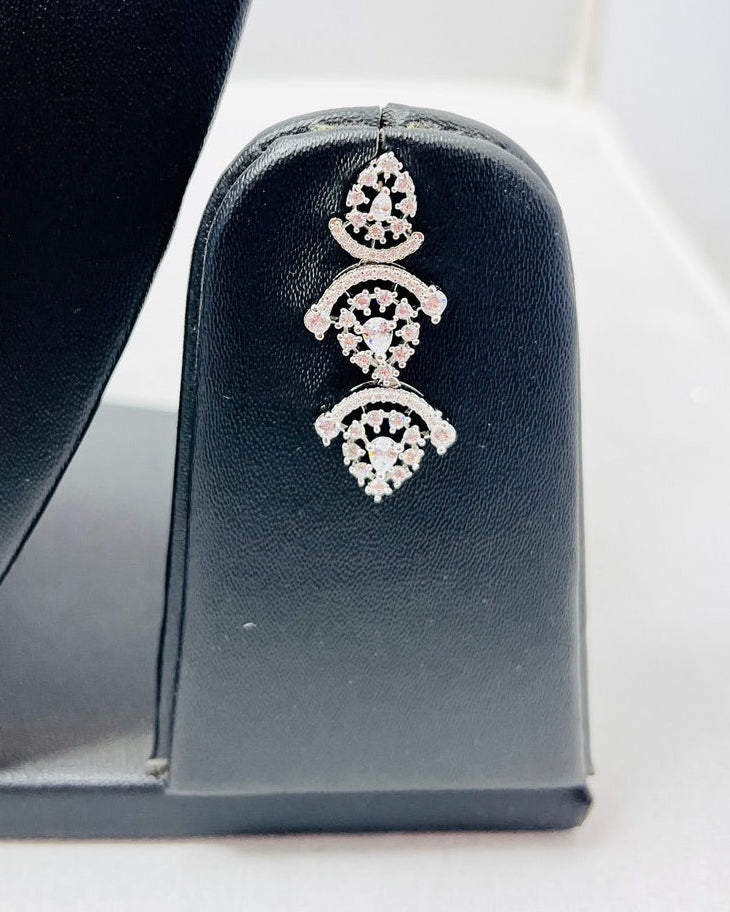 Fancy American Diamond Necklace Set