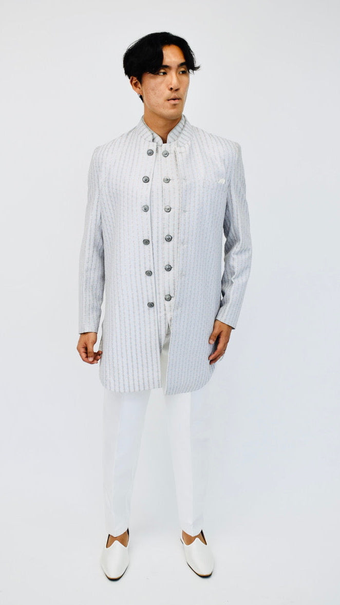 Light Lavender Indo-Western Set