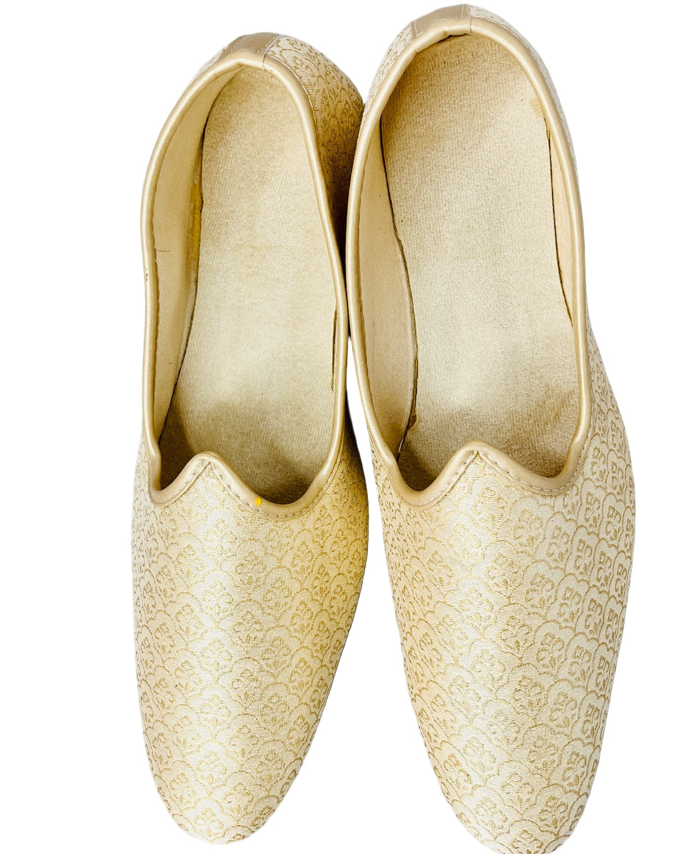 Fancy Gold Embroidered Shoes