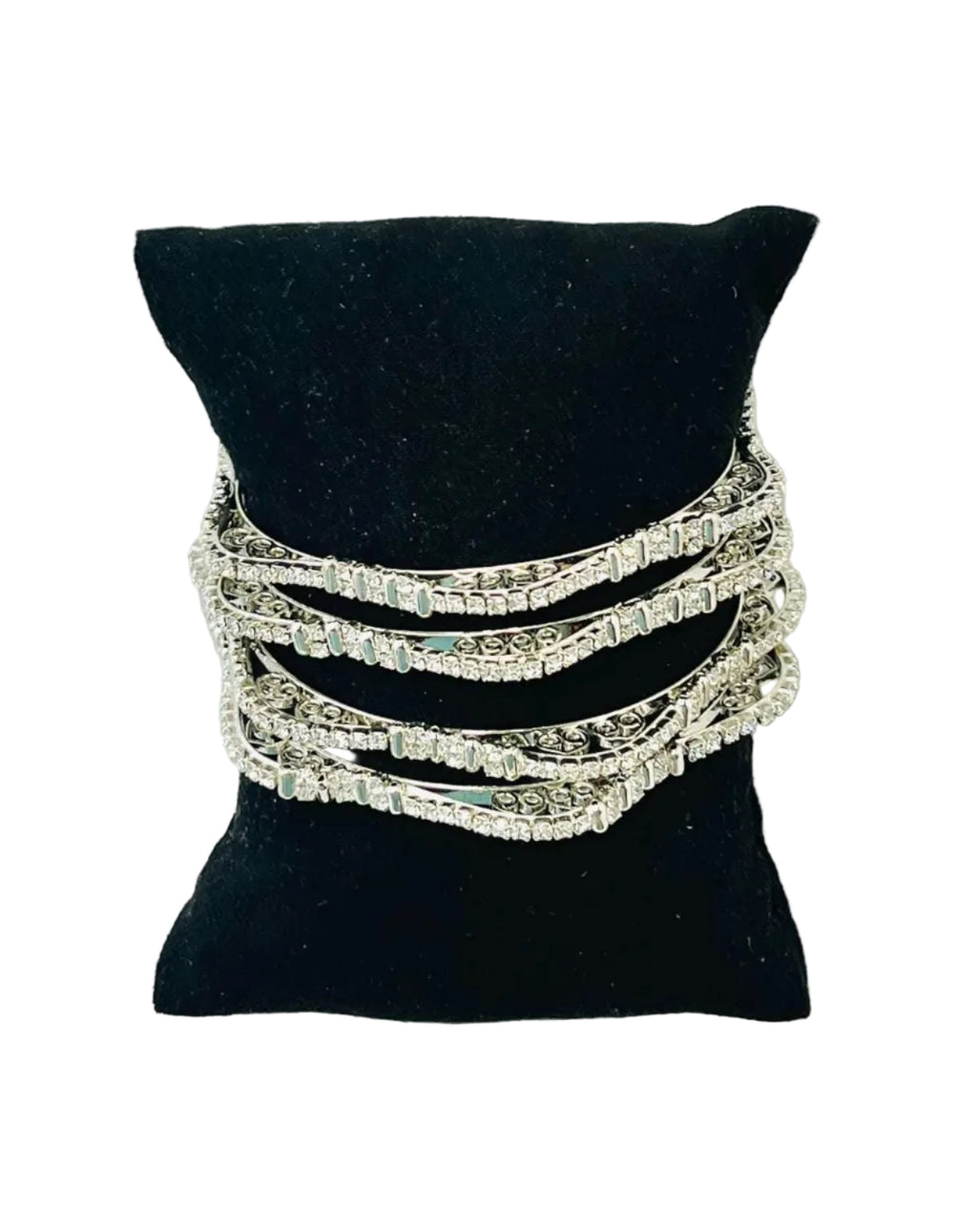 Silver-Colored Bangles