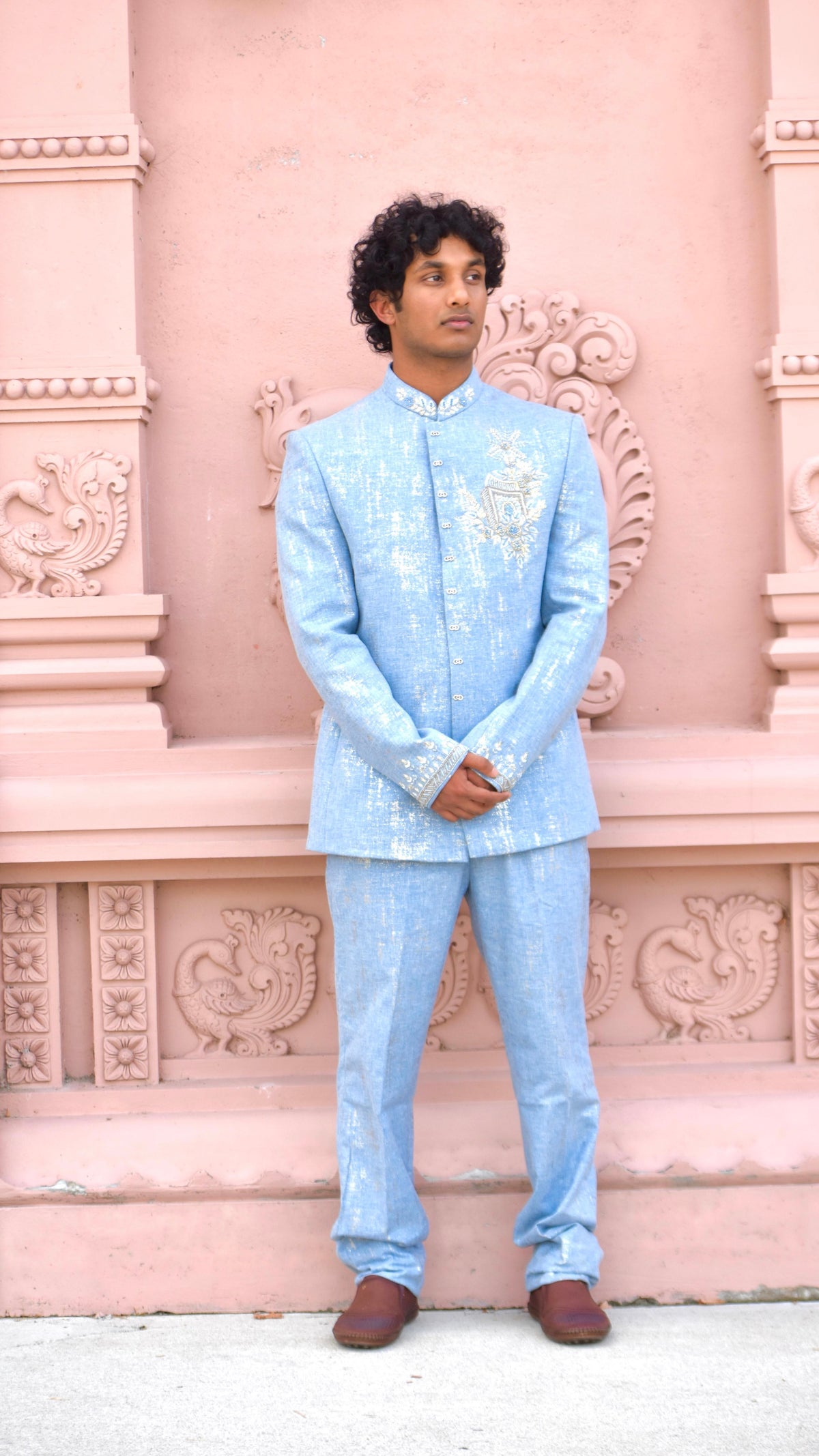 Jodhpuri Light-Blue Color Set