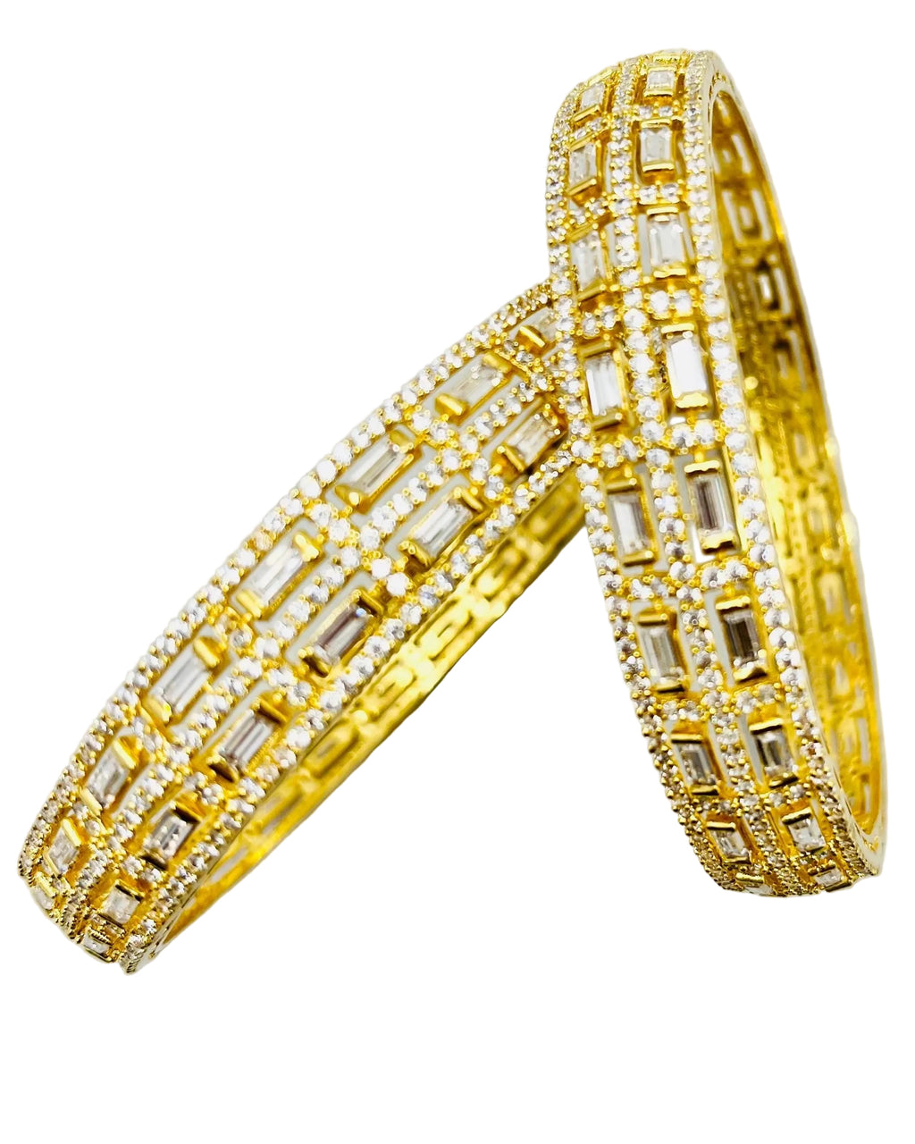Golden Stone Bangles