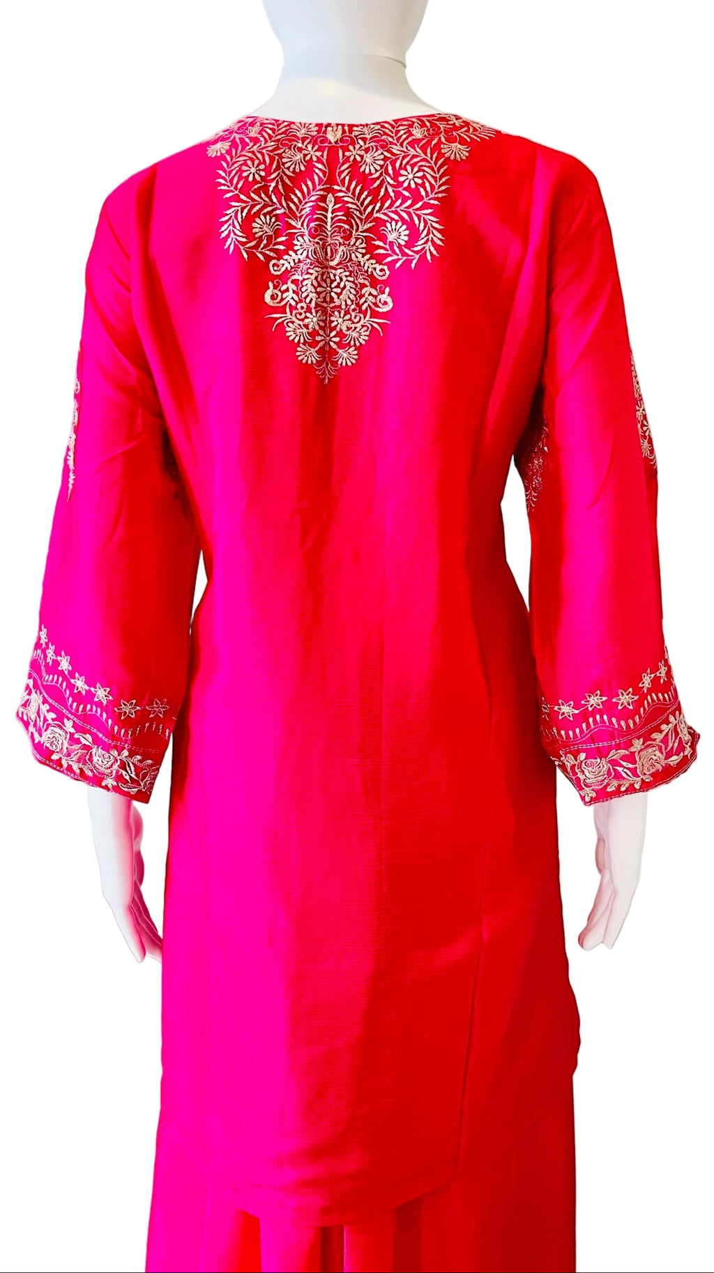 Dark Pink Palazzo Set