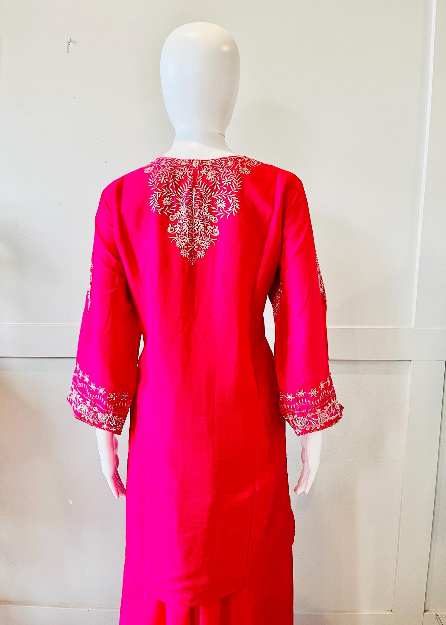 Dark Pink Palazzo Set