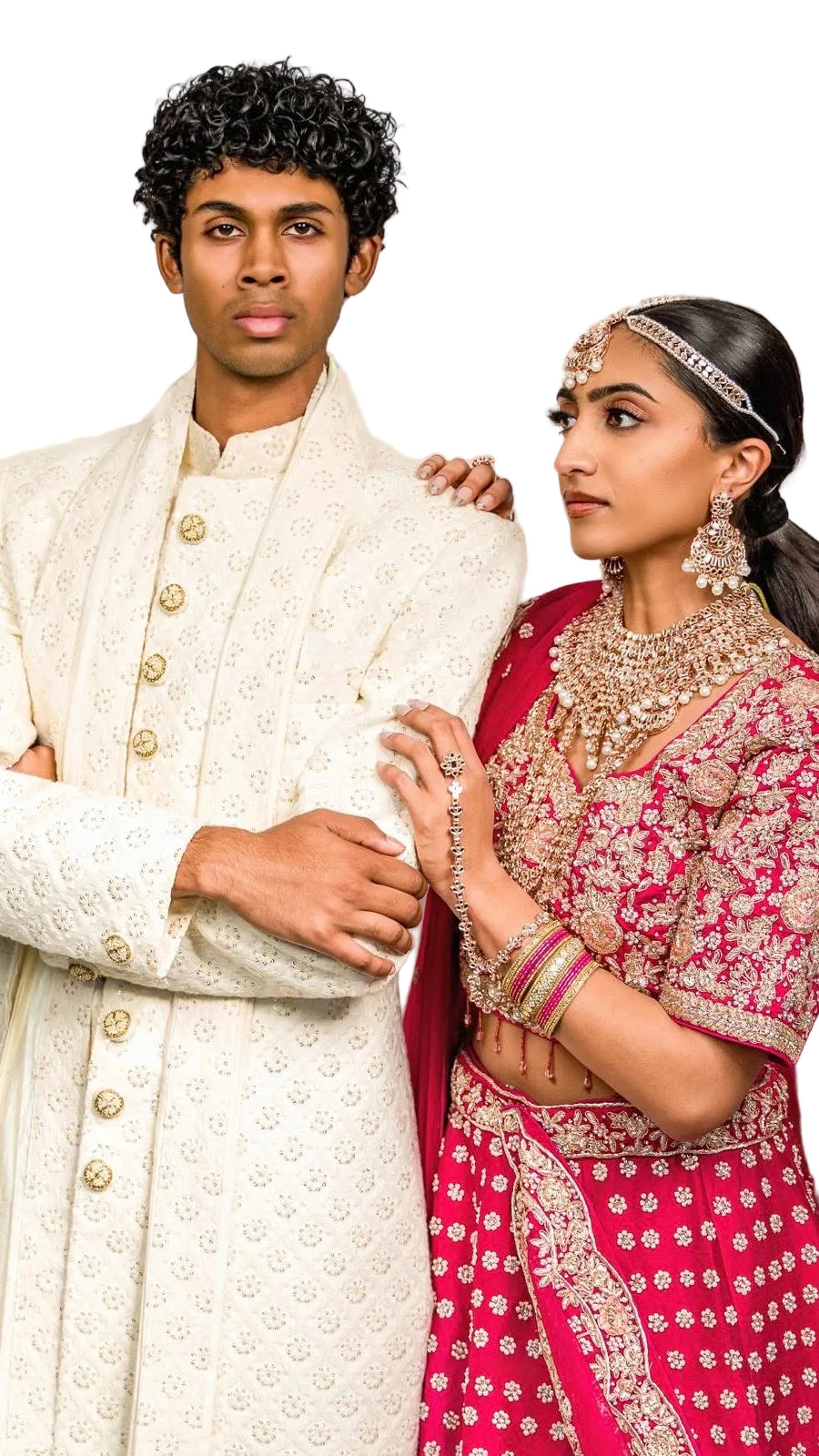 Raspberry Color Bridal Lehnga Set