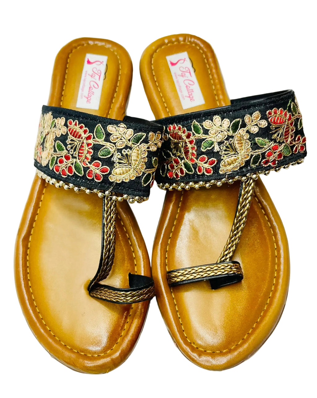 Golden Brown Color Sandals