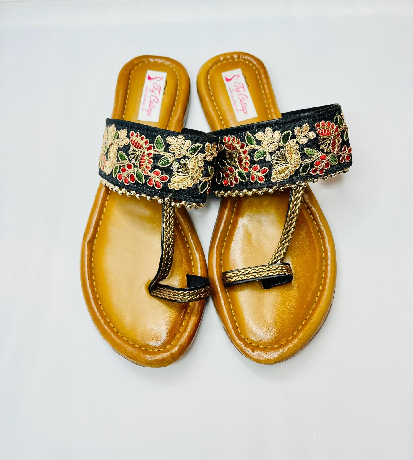 Golden Brown Color Sandals
