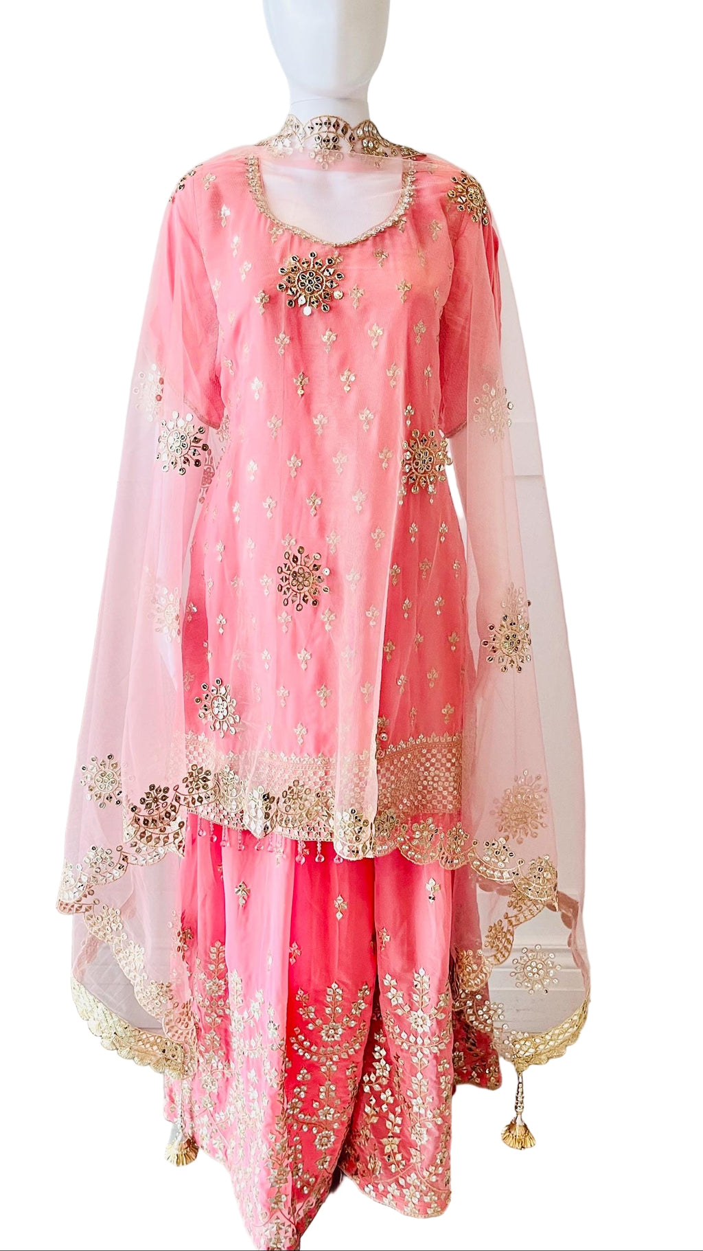 Pink & Gold Palazzo Set