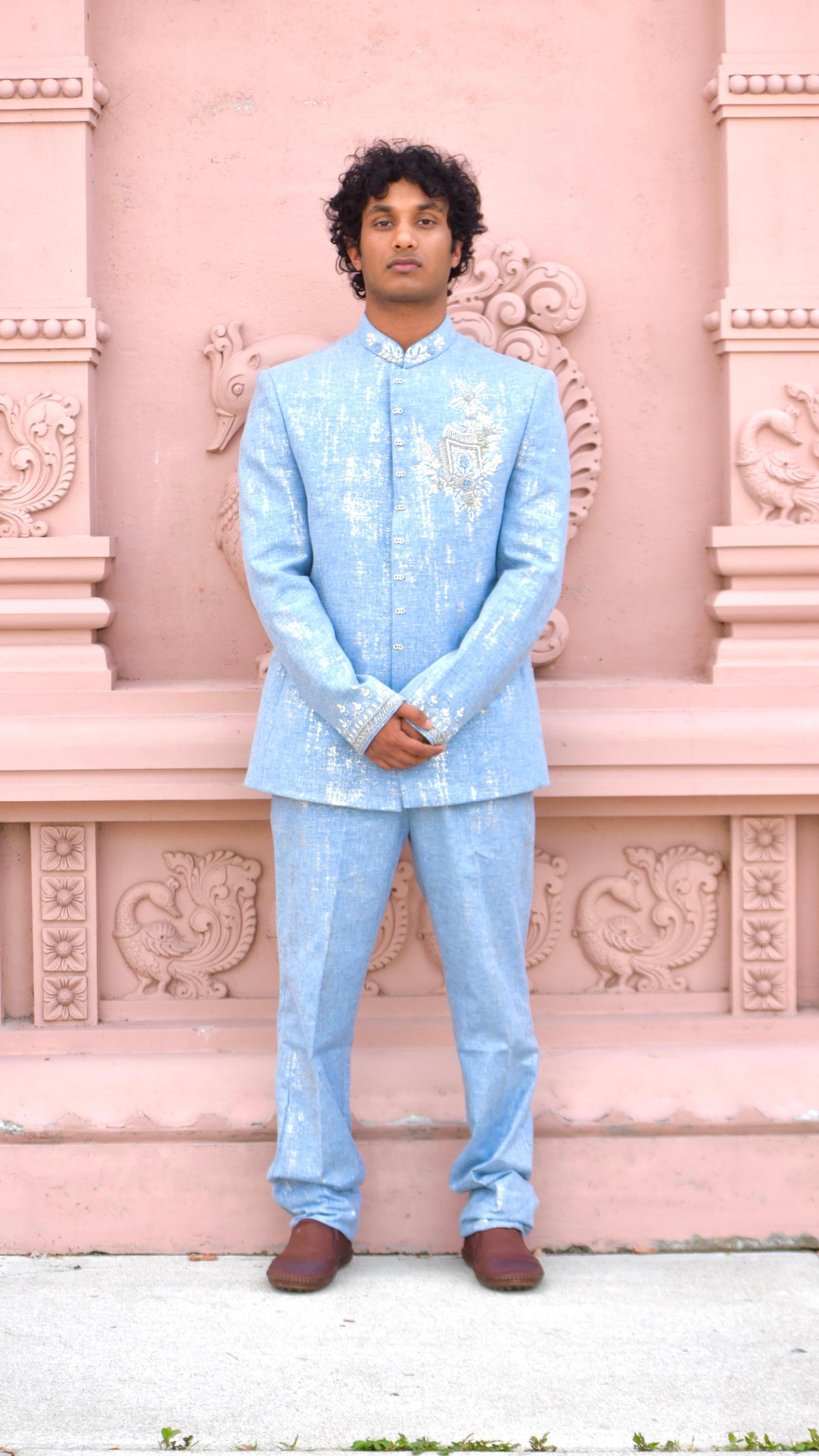 Jodhpuri Light-Blue Color Set