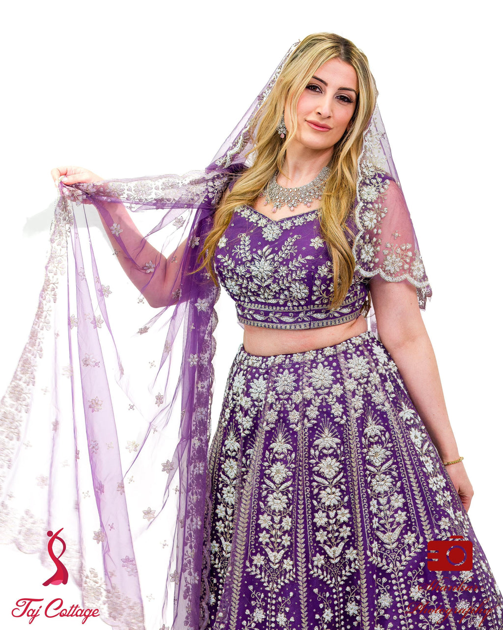 American Diamond Bridal Necklace Set