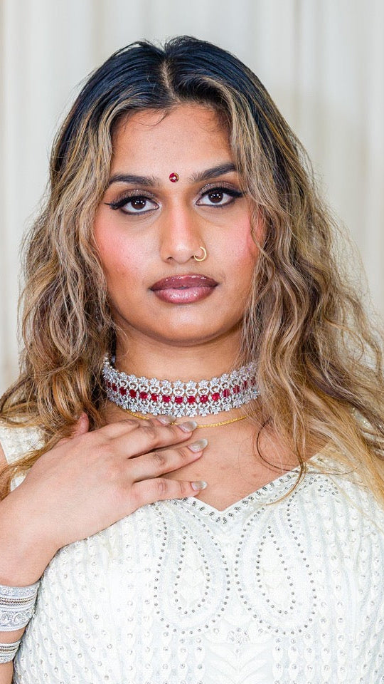 Cream Bridal Lehnga Set