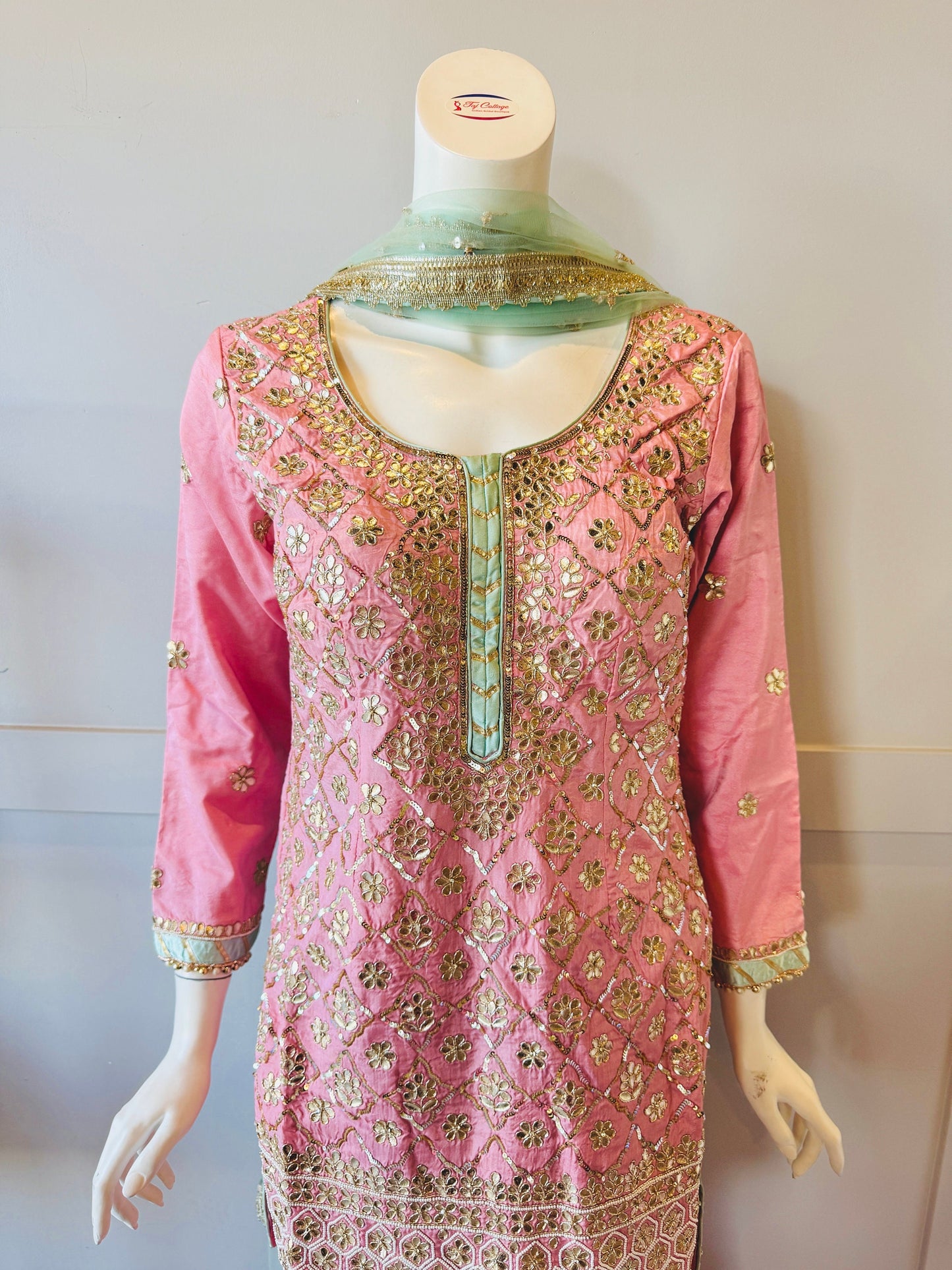 Pink Sharara Set