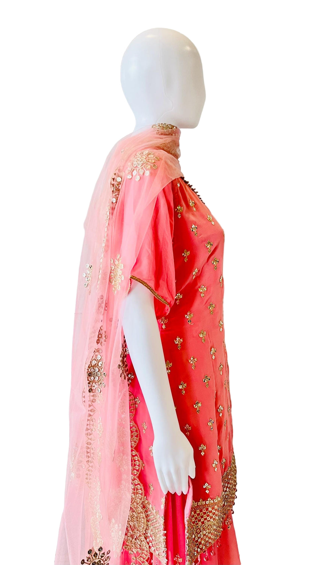 Pink & Gold Palazzo Set