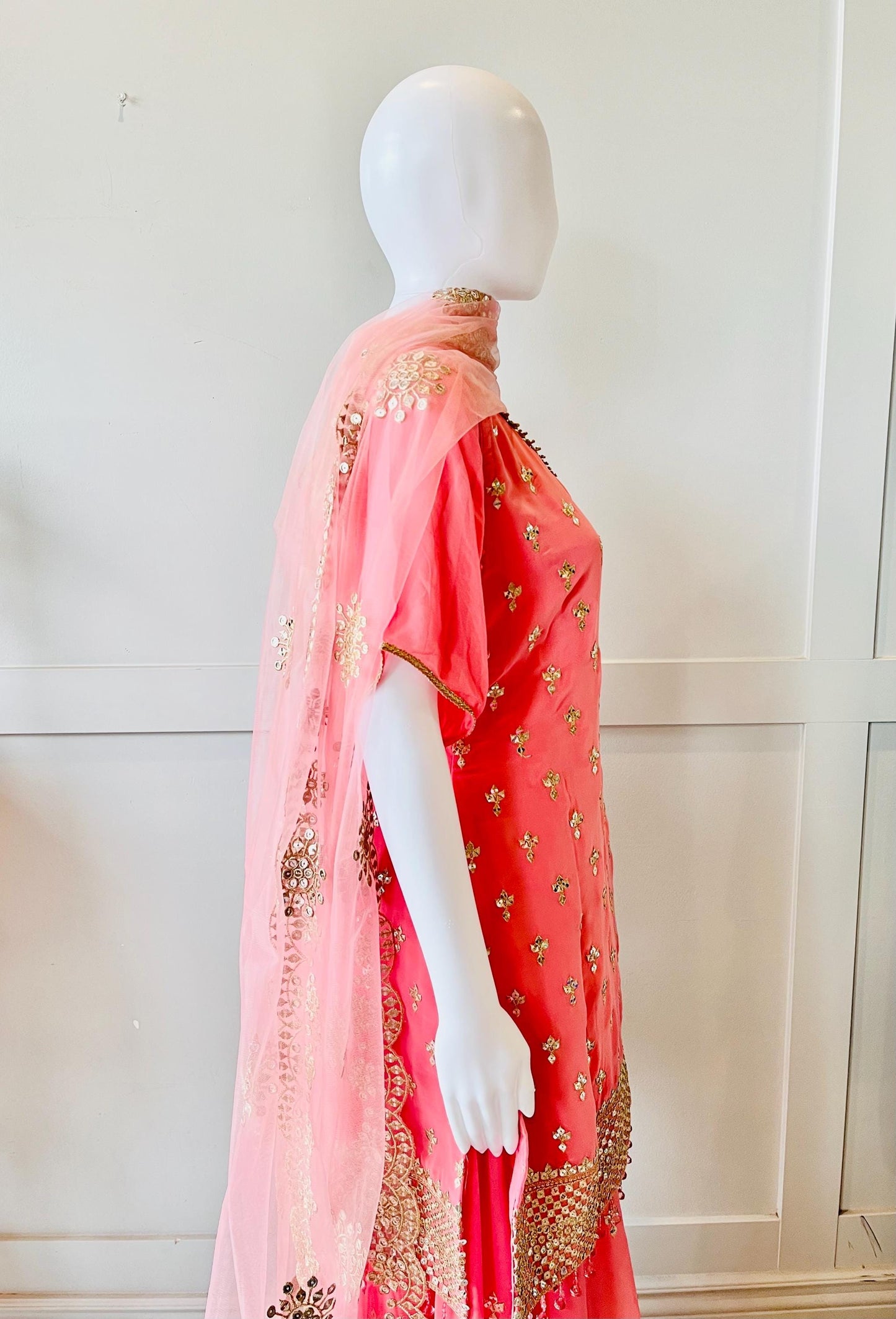 Pink & Gold Palazzo Set