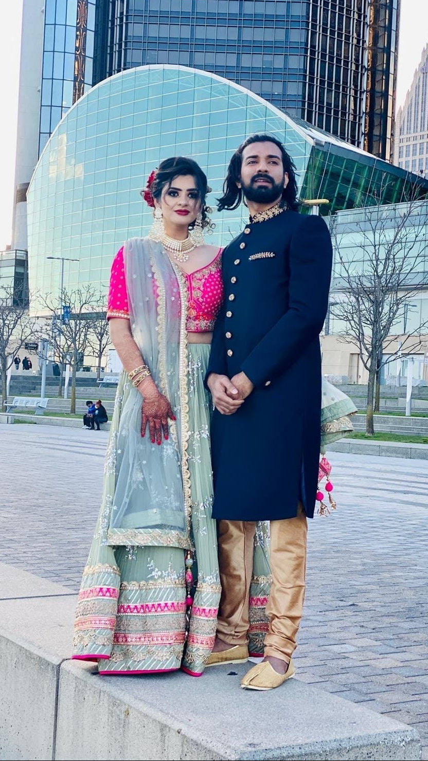 Black Sherwani