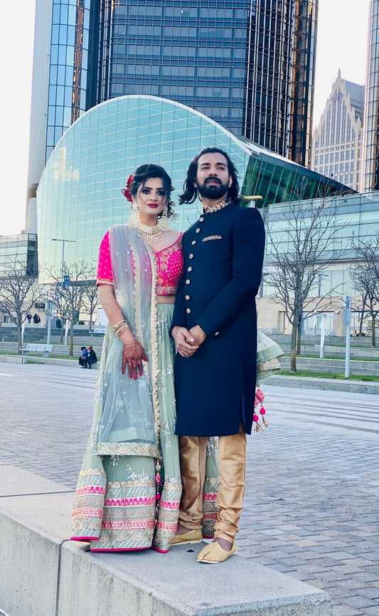 Black Sherwani
