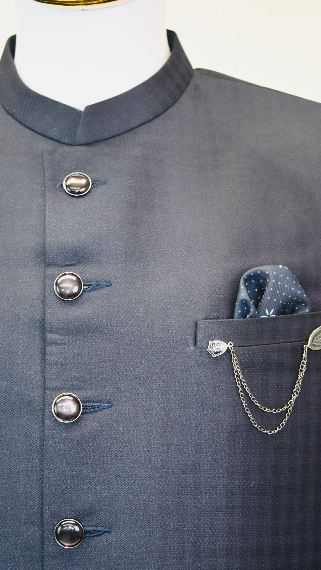 Navy Blue Jodhpuri Set