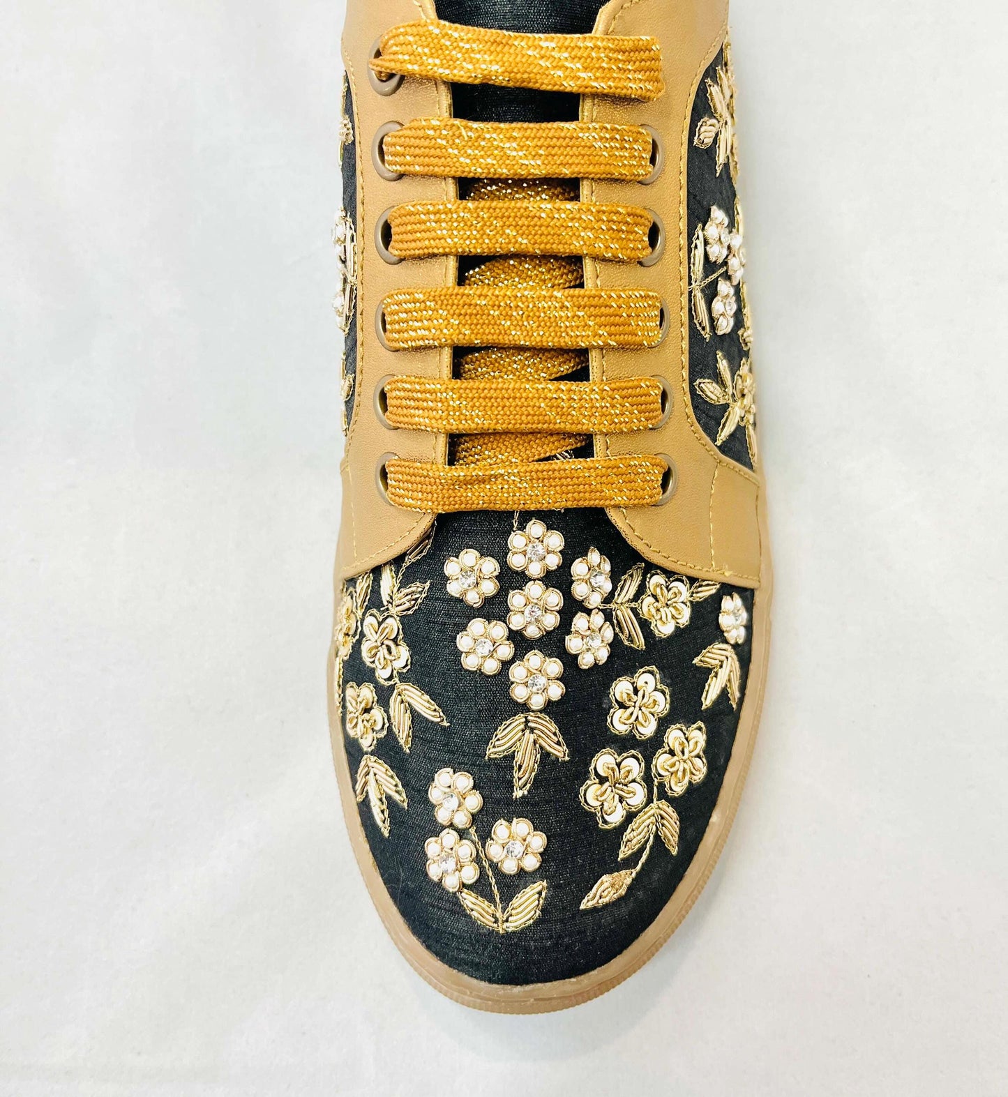 Fancy Black Color Sneakers