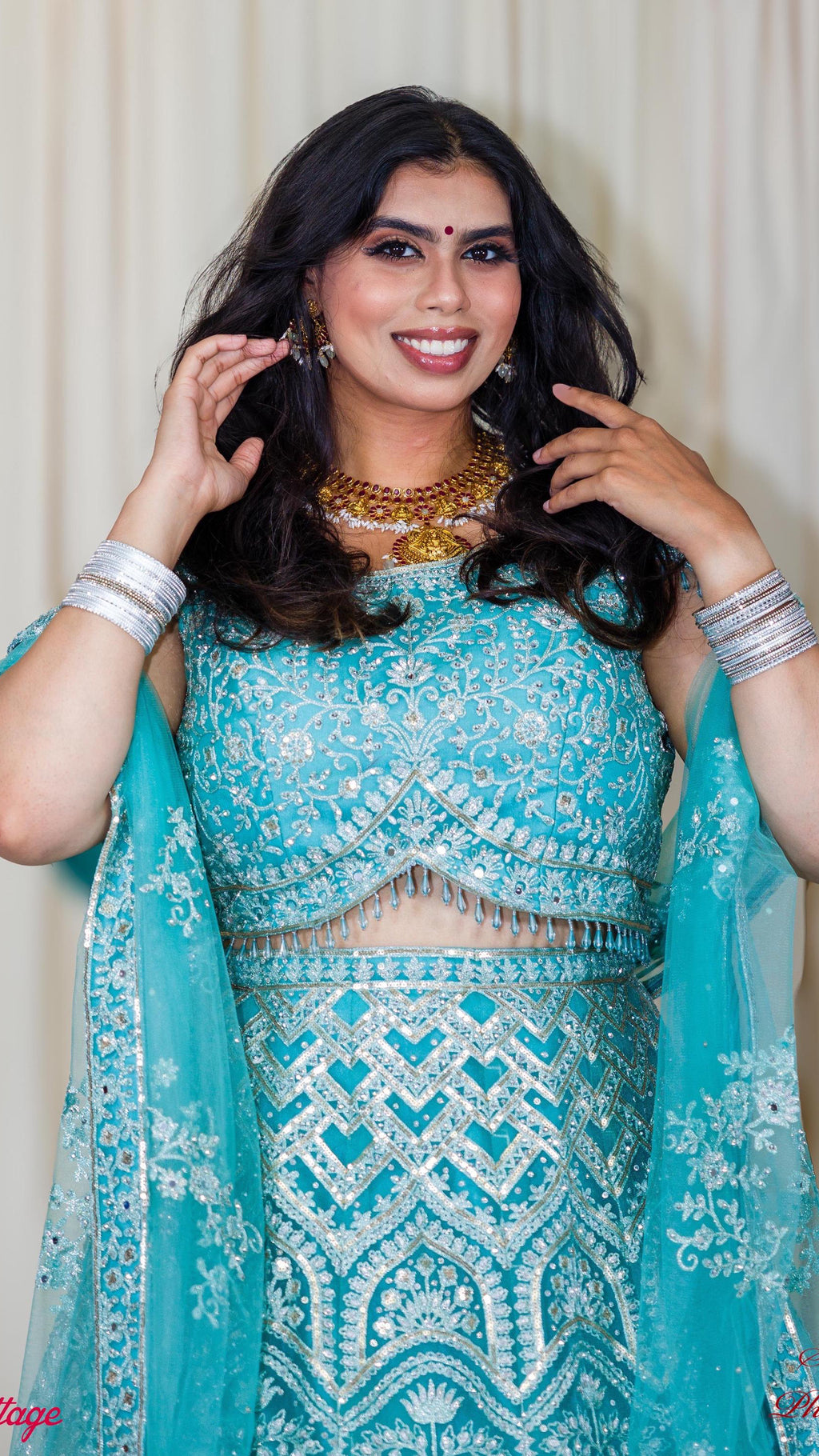 Light Turquoise Bridal Lehnga