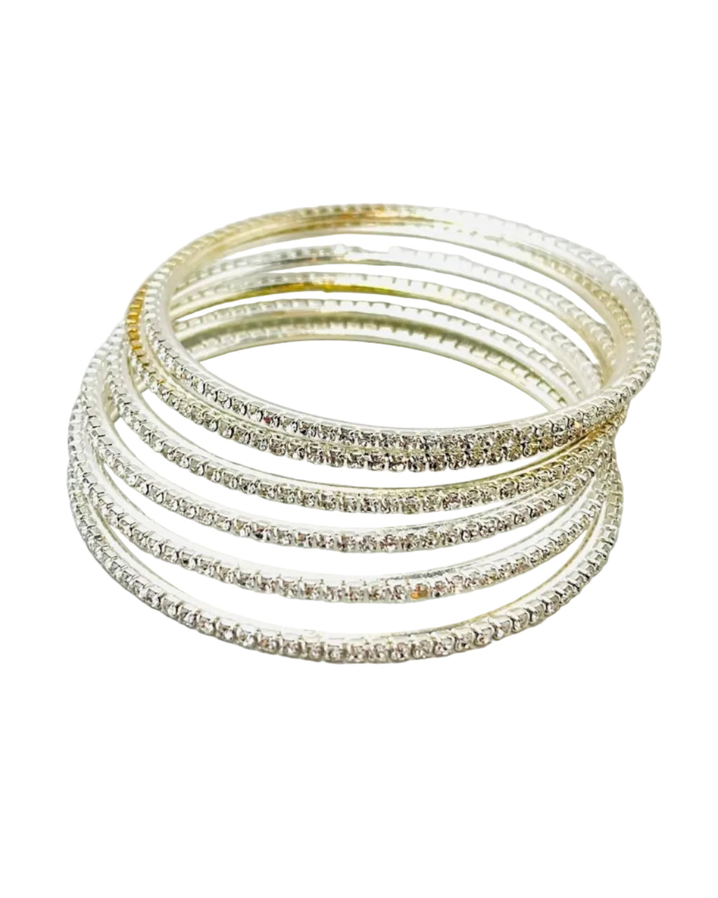 Silver-Colored Bangles