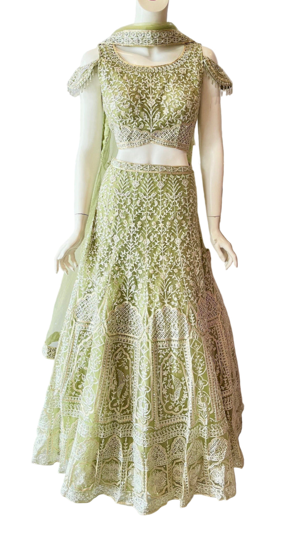 Light Green Bridal Lehnga