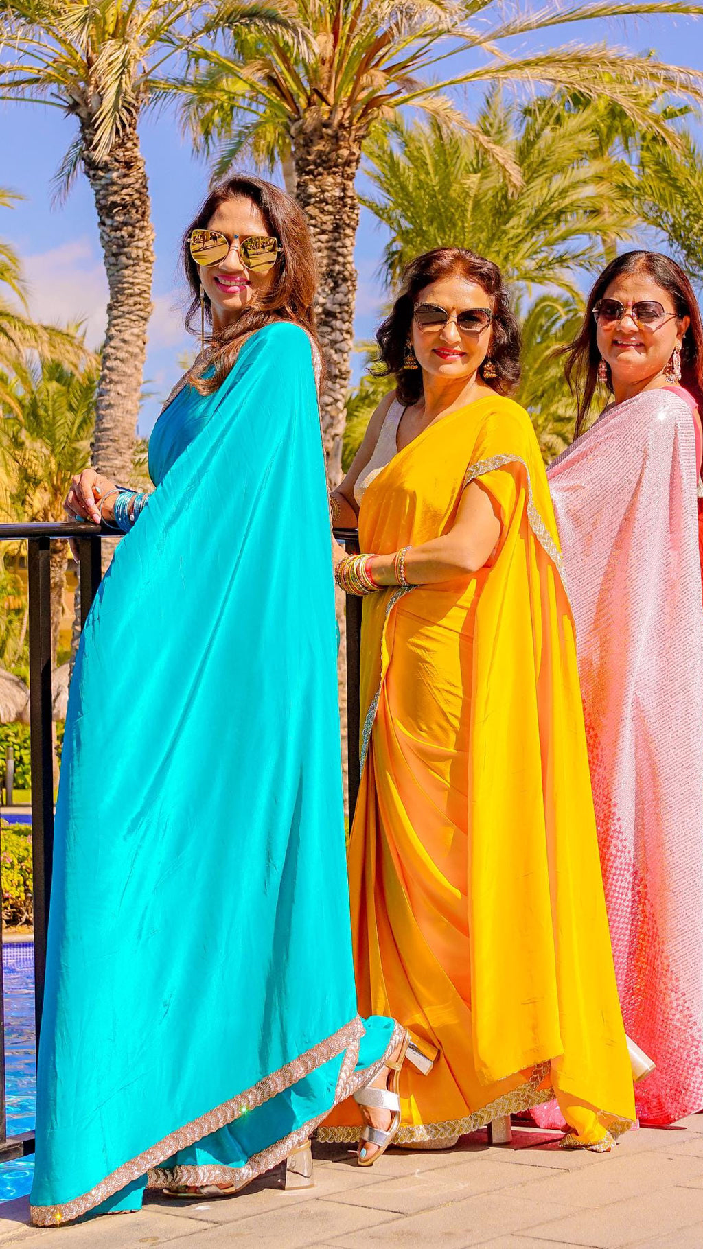 Mustard Yellow Crepe Readymade Saree