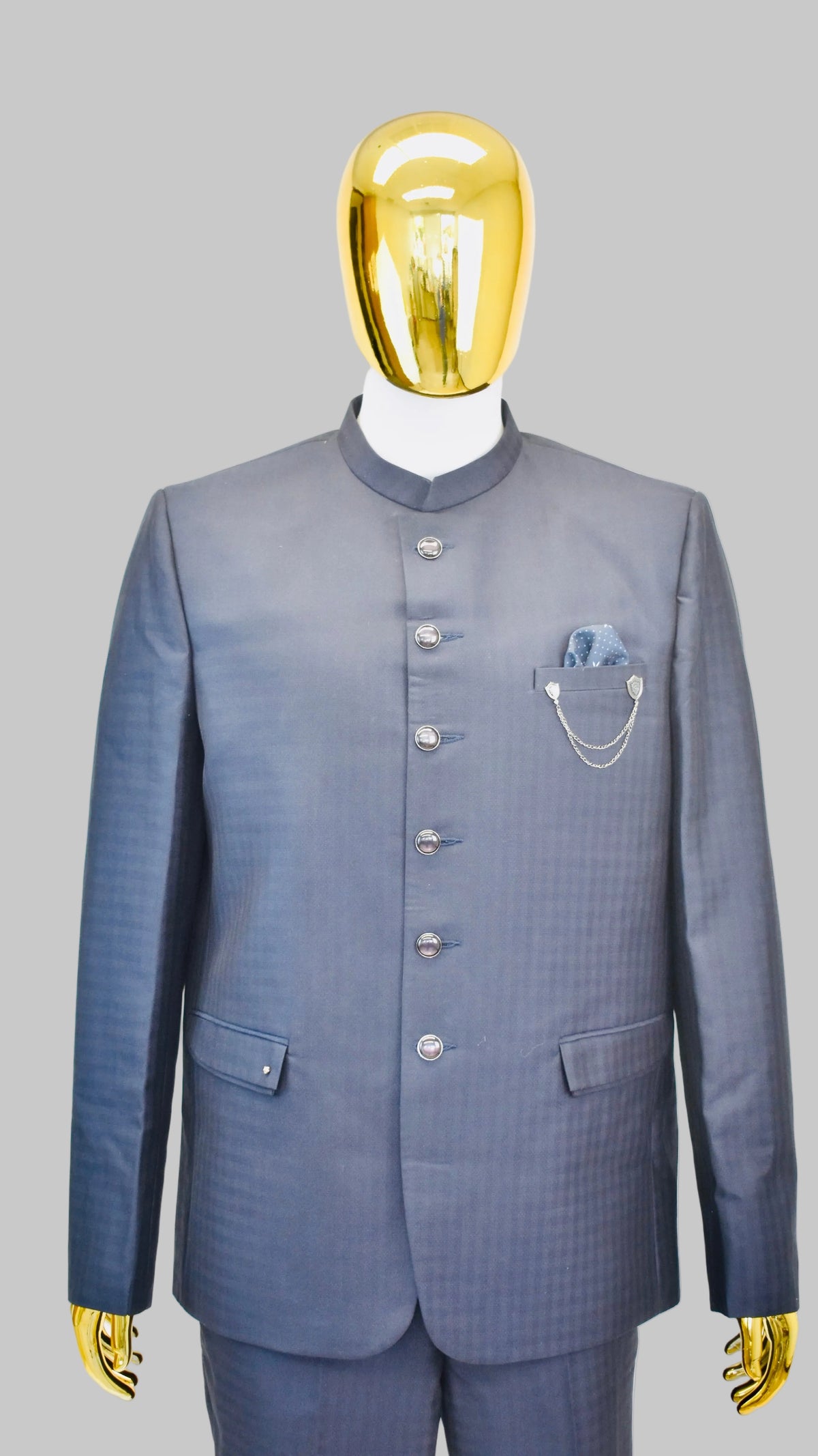 Navy Blue Jodhpuri Set