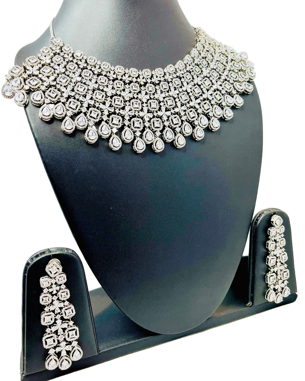 American Diamond Bridal Necklace Set