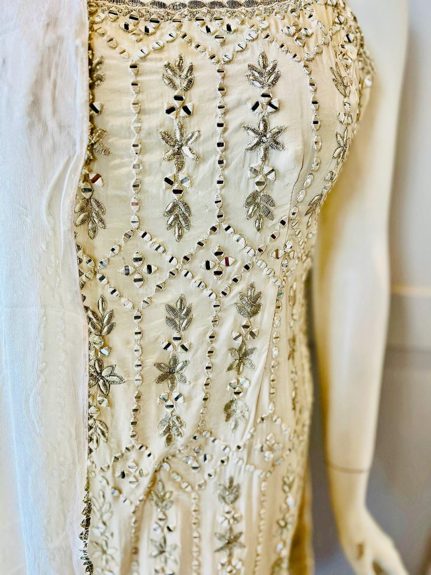Cream Palazzo Set